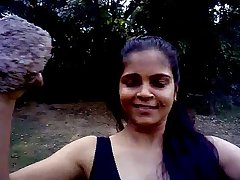 Sexy Desi Indian Girl Excercise - Boob Show