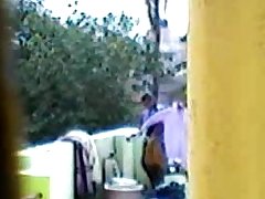 indian washing clothes