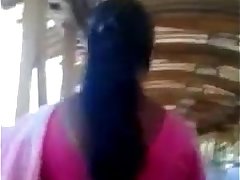 Indian saree ass