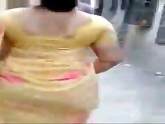 Indian saree ass